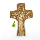 Geschenk Hauseinzug, Hausbau Geschenk, Holzkreuz, Wandkreuz, Lebensbaum, Taufkreuz, Kreuz, Motiv Lebensbaum, Baum, Kommunionskreuz, Geschenk zur Kommunion, Erstkommunion, Firmung, Taufgeschenk, Geschenk zur Taufe