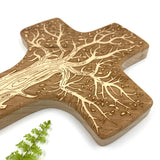 Geschenk Hauseinzug, Hausbau Geschenk, Holzkreuz, Wandkreuz, Lebensbaum, Taufkreuz, Kreuz, Motiv Lebensbaum, Baum, Kommunionskreuz, Geschenk zur Kommunion, Erstkommunion, Firmung, Taufgeschenk, Geschenk zur Taufe