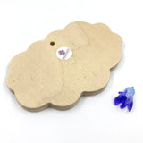 Taufbild, modernes Geschenk zur Taufe für Jungen, Buben, Mädchen, Wolke, Wolkenbild, Holzbild zur Taufe, Taufbild, Taufgeschenk für Täufling, Deko Kinderzimmer, blau, Engel, Spruch