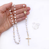 Rosenkranzdose Dose für Rosenkranz kommunionsrosenkranz rosenkranzkette echt perlmutt kommunionsgeschenk Erstkommunion Etui Aufbewahrung Rosenkranz Metalldose Schmuckdose Schmuckaufbewahrung, Taufschmuck weiß gold rund 7cm religiöses und christliches Motiv: Kelch Geschenk Konfirmation Firmung KommunionErstkommunion Taufe Taufgeschenk, Reiseschmuckdose Reiseschmucketui für Jungen Jungs Bub Buben Mädchen katholisches Motiv religiöses