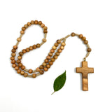 Rosenkranz Olivenholz, modern, Olivenholz-Rosenkranz, Gebetskette, natürlich, Holzkreuz, Holzrosenkranz, Holz, Geschenk Konfirmation, Firmung, Jungen, Bub, Männer, Männerrosnekranz, Kommunionsgeschenk, Kommunion