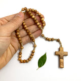 Rosenkranz Olivenholz, modern, Olivenholz-Rosenkranz, Gebetskette, natürlich, Holzkreuz, Holzrosenkranz, Holz, Geschenk Konfirmation, Firmung, Jungen, Bub, Männer, Männerrosnekranz, Kommunionsgeschenk, Kommunion