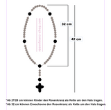 Großer Rosenkranz, Edelstein Malachit