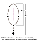 Rosenkranz, Rosa, mit/ohne Rosenkranzdose