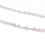 Sterlingsilber echt silber Rosenkranz rosa pink Rosenquarz Perlen Silberrosenkranz Geschenk Mädchen Firmung Erstkommunion Kommunion Konfirmation Taufe Rosenquarzrosenkranz Edelstein Edelsteinrosenkranz Rosenkranz Edelstein,
