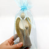 Schutzengel für Jungen, Taufgeschenk Junge, Geschenkidee für Taufpaten, Kommunion, Geburt, Taufe, Engel aus Holz für Jungen, Buben zur Erstkommunion