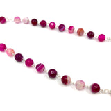 Rosenkranz, rosa, pink, Rosenquarz, echt Silber, Silberrosenkranz, Firmung, Erstkommunion, Taufe, Rosenquarzrosenkranz, Edelstein, Edelsteinrosenkranz, Rosenkranz, Edelstein, Rosenquarz, rosa, Silber, Geschenk Konfirmation Mädchen, Achat pink