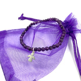 Geschenk Mädchen Kommunion, Geschenk Mädchen Firmung Konfirmation, Armband zur Kommunion, Armband zum Geburtstag amethyst, Amethyst Armband Engelanhänger, Kommunionsschmuck, Firmschmuck, Schmuck zur Firmung Konfirmation,