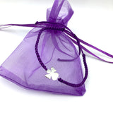 Kinderarmband Mädchen Kommunion Engel lila violett Erstkommunion christliches Armband Rosenkranzarmband Erstkommunionsgeschenk Kommunionsgeschenk Geschenk für Mädchen Erstkommunion modern rosa pink Engel Engelanhänger Engelarmband