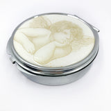 Rosenkranzdose, Engel, Ø 7 cm