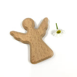 Kleiner Engel  Holz Schutzengel für Kinder Geschenk Taufe Kommunion Firmung Gastgeschenk Handschmeichler Geschenk von Eltern Großeltern Kindergeschenk Taufgeschenk engel Erstkommunion Konfirmation