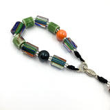 Design-Rosenkranz, Unikat, besonderer Rosenkranz für Jungen, Konfirmation, Firmung, individuell, handgeknüpft, Unikat, geknüpft, Individueller Rosenkranz für Jungen, Männer, Geschenk zur Firmung, Rosenkranzkette schwarz, Edelsteine, Edelsteinrosenkranz, Edelsteinperlen, Geschenk Konfirmation Jungen, Jugendweihe, blau, bunt, kurzer, Zehner Rosenkranz, klein