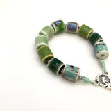 kleriner Design-Rosenkranz, Unikat, besonderer Rosenkranz für Jungen, Mädchen als Geschenk zur Konfirmation, Firmung, Erstkommunion, Kommunion, Taufe, Taufgeschenk, individuell, handgeknüpft, Unikat, geknüpft, Individueller Rosenkranz für Jungen, Männer, Geschenk zur Firmung, Rosenkranzkette schwarz, Edelsteine, Edelsteinrosenkranz, Edelsteinperlen, Geschenk Konfirmation Jungen, Jugendweihe, blau, bunt, kurzer, Zehner Rosenkranz, klein, kurz, grün, sodalith, blau