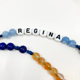 Edelstein Rosenkranz individualisierbar Namen Namensperlen Namensrosenkranz Rosenkranz mit Name Lapislazuli personalisierbar personalisiert Nonnen Goldenstein Klosterschwestern Salzburg Kämpferinnen Gerechtigkeit drei schwestern Goldenstein Peridot tigerauge Amethyst Aquamarin Karneol Special Edition