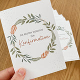 Glückwunschkarte zur Konfirmation, Zweige