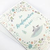 Glückwunschkarte zur Konfirmation, Firmung, Geschenk Konfirmation, Grußkarte Karte, Firmkarte, Geschenk für Mädchen Konfirmation, Boot, Motiv, bunt, Konfirmationsgeschenk