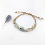 Kinderarmband Mädchen Kommunion Erstkommunion christliches Armband Rosenkranzarmband Fisch Erstkommunionsgeschenk Kommunionsgeschenk Geschenk für Mädchen Erstkommunion modern weiß neutral grau Fischarmband Fischperle