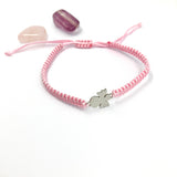 Kinderarmband Mädchen Kommunion Erstkommunion christliches Armband Rosenkranzarmband Erstkommunionsgeschenk Kommunionsgeschenk Geschenk für Mädchen Erstkommunion modern rosa pink Engel Engelanhänger Engelarmband