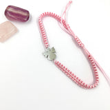 Kinderarmband Mädchen Kommunion Erstkommunion christliches Armband Rosenkranzarmband Erstkommunionsgeschenk Kommunionsgeschenk Geschenk für Mädchen Erstkommunion modern rosa pink Engel Engelanhänger Engelarmband