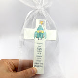 Kinderkreuz weiß, Engel+Stern