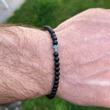 Armband, Edelsteinperlen, Tigerauge für Männer & Frauen
