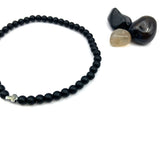 Onyx schwarz braun Tigerauge unisex 21 cm Geschenk Mann Papa Armband Männeramband Herrenarmband dunkelbraun Edelsteinperlen schwarz braun Jugendweihe Edelstein Geschenk für Jungen Konfirmation Firmung Vatertagsgeschenk Konfirmationsgeschenk für Jungen