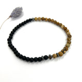 Geschenk Mann Papa Armband braun Männeramband Herrenarmband dunkelbraun Edelsteinperlen schwarz braun Jugendweihe Edelstein Geschenk für Jungen Konfirmation, Firmung Vatertagsgeschenk Konfirmationsgeschenk für Jungen