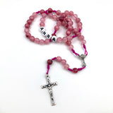 Personalisiert: Edelstein Rosenkranz mit/ohne Namen