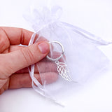 Schlüsselanhänger Engel, Engelsanhänger, Schutzengel, Schlüsselring mit Engel, Schutzengel, Herz, Herzanhänger Blumen für Mädchen rosa blau türkis orange kleines Weihnachtsgeschenk für Mädchen Jungen Jungs Kinder Frauen Mama Oma beste Freundin günstig billig Engelflügel Flügel Anhänger Papa Opa