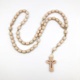 Zirbenholz Rosenkranz Zirbe Nonnen Goldenstein Klosterschwestern Salzburg drei schwestern Zirbe Zirbenholzperlen handgemachter Rosenkranz Österreich handgefertogt handgeknüpft Spende Rosenkranz kaufen Österreich Geschenk Konfirmation Firmung Erstkommunion Kommunion Junge Bub Männerrosenkranz Mädchen Geschenk Taufe Rosenkranzkette Zirbenrosenkranz