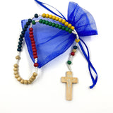 Kinderrosenkranz, Rosenkranz Kinder, Gebetskette, bunt, Missionsrosenkranz, Missionarsrosenkranz, missinario