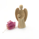 Engel, Schutzengel, Holzengel, Zirbe, Zirbenholz für Mädchen zur Taufe, Geburt, Gastgeschenk für Mädchen zur Erstkommunion, Kommunion, Geschenkidee  für Mädchen, Taufpate, Taufgschenk