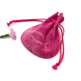Rosenkranzbeutel, Beutel für Rosenkranz, Aufbewahrung, Etui, Schmuckbeutel für Rosenkränze, rosa, pink, Fisch, Fischmotiv