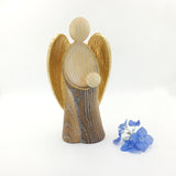 Schutzengel für Jungen, Taufgeschenk Junge, Geschenkidee für Taufpaten, Kommunion, Geburt, Taufe, Engel aus Holz für Jungen, Buben zur Erstkommunion