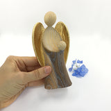 Schutzengel für Jungen, Taufgeschenk Junge, Geschenkidee für Taufpaten, Kommunion, Geburt, Taufe, Engel aus Holz für Jungen, Buben zur Erstkommunion