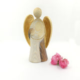 Schutzengel für Mädchen, Taufgeschenk Mädchen,  Geschenkidee für Taufpaten, Kommunion, Geburt, Taufe, Engel aus Holz für Mädchen, zur Erstkommunion, Kommunionsgeschenk