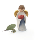 Schutzengel, Engel, Holzengel, Geschenk von Paten für Kinder zur Taufe und Erstkommunion, Kommunion, Geburt, Jungen und Mädchen