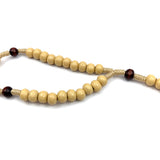 Franziskaner Rosenkranz hell natur hellblraun braun hell Holz Holzrosenkranz Kruzifix modern Korpus schön Geschenk Konfirmation Firmung Erstkommunion Kommunion Junge Bub Mädchen geknüpft einfach simpel Autorosenkranz Auto Rückspiegel