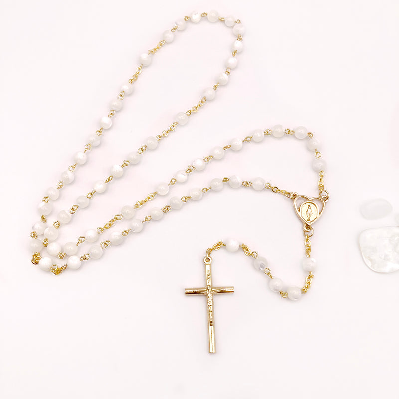 Rosenkranzdose Dose für Rosenkranz kommunionsrosenkranz rosenkranzkette echt perlmutt kommunionsgeschenk Erstkommunion Etui Aufbewahrung Rosenkranz Metalldose Schmuckdose Schmuckaufbewahrung, Taufschmuck weiß gold rund 7cm religiöses und christliches Motiv: Kelch Geschenk Konfirmation Firmung KommunionErstkommunion Taufe Taufgeschenk, Reiseschmuckdose Reiseschmucketui für Jungen Jungs Bub Buben Mädchen katholisches Motiv religiöses