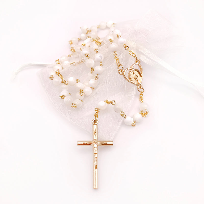 Rosenkranzdose Dose für Rosenkranz kommunionsrosenkranz rosenkranzkette echt perlmutt kommunionsgeschenk Erstkommunion Etui Aufbewahrung Rosenkranz Metalldose Schmuckdose Schmuckaufbewahrung, Taufschmuck weiß gold rund 7cm religiöses und christliches Motiv: Kelch Geschenk Konfirmation Firmung KommunionErstkommunion Taufe Taufgeschenk, Reiseschmuckdose Reiseschmucketui für Jungen Jungs Bub Buben Mädchen katholisches Motiv religiöses