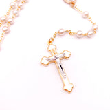 Kommunionsrosenkranz für Mädchen zur Erstkommunion Geschenk set etui kelch Rosenkranzdose Dose für Rosenkranz kommunionsrosenkranz rosenkranzkette echt perlmutt kommunionsgeschenk Erstkommunion Etui Aufbewahrung Rosenkranz Metalldose Schmuckdose Schmuckaufbewahrung, Taufschmuck weiß gold rund 7cm religiöses und christliches Motiv: Kelch Geschenk Konfirmation Firmung KommunionErstkommunion Taufe Taufgeschenk für Mädchen katholisches Motiv religiöses