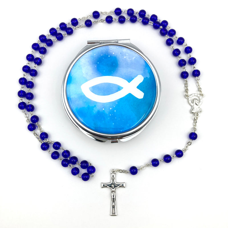rosenkranz aufbewahrung Schöner Rosenkranz, Blau, Schmuckdose » rosenkranz-shop – -shop.com Farbe:Grau Urne zu Hause aufbewahren: zahnschiene set mehrteilig