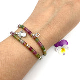 Partnerarmbänder Firmpatin Firmling Firmzeuge Kinderarmband Mädchen Kommunion Erstkommunion Konfirmation Firmung christliches Armband Rosenkranzarmband Erstkommunionsgeschenk Kommunionsgeschenk Geschenk für Mädchen modern blau hellblau bunt Edelsteinperlen Engel Engelanhänger Engelarmband Herzanhänger