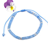 Partnerarmbänder Firmpatin Firmling Firmzeuge Kinderarmband Mädchen Kommunion Erstkommunion Konfirmation Firmung christliches Armband Rosenkranzarmband Erstkommunionsgeschenk Kommunionsgeschenk Geschenk für Mädchen modern blau hellblau bunt Edelsteinperlen Engel Engelanhänger Engelarmband Herzanhänger