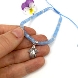 Partnerarmbänder Firmpatin Firmling Firmzeuge Kinderarmband Mädchen Kommunion Erstkommunion Konfirmation Firmung christliches Armband Rosenkranzarmband Erstkommunionsgeschenk Kommunionsgeschenk Geschenk für Mädchen modern blau hellblau bunt Edelsteinperlen Engel Engelanhänger Engelarmband Herzanhänger