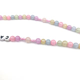 Design-Edition: bunter Regenbogen-Rosenkranz, mit Name