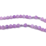 Design Rosenkranz Unikat individuell geknüpft handgeknüpft Edelstein Edelsteinrosenkranz Perlen lila violett Amethyst Edelsteinkreuz Geschenk Mädchen Konfirmation Firmung Erstkommunion Kommunion Rosenquarz Autorosenkranz Rosenkranz Jugendweihe Katholisch christlich 