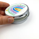 Schmuckdose, Regenbogen, Ø 7 cm