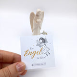 Kleiner Engelfigur mit Herz, 8,5 cm