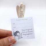 Kleiner Engelfigur mit Herz, 8,5 cm